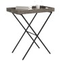Gray synthetic rattan folding tray table 65x40x75 cm by , Garden tables - Ref: Foro24-365129, Price: 40,70 €, Discount: %