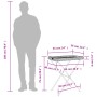 Gray synthetic rattan folding tray table 65x40x75 cm by , Garden tables - Ref: Foro24-365129, Price: 42,17 €, Discount: %