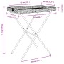 Gray synthetic rattan folding tray table 65x40x75 cm by , Garden tables - Ref: Foro24-365129, Price: 42,17 €, Discount: %