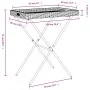 Gray synthetic rattan folding tray table 65x40x75 cm by , Garden tables - Ref: Foro24-365129, Price: 47,63 €, Discount: %