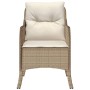 Gartensessel mit Kissen 2 Einheiten beiges synthetisches Rattan von , Gartenstühle - Ref: Foro24-365148, Preis: 221,32 €, Rab...