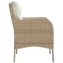 Garden armchairs with cushions 2 units beige synthetic rattan by , Garden chairs - Ref: Foro24-365148, Price: 231,19 €, Disco...