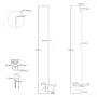 Ground anchors 10 pcs galvanized metal 10x60 cm by vidaXL, Spikes for anchoring in the ground - Ref: Foro24-145503, Price: 54...