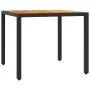 5-teiliges Gartenmöbel-Set mit schwarzen synthetischen Rattankissen von , Gartensets - Ref: Foro24-3211867, Preis: 538,11 €, ...