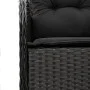 5-teiliges Gartenmöbel-Set mit schwarzen synthetischen Rattankissen von , Gartensets - Ref: Foro24-3211867, Preis: 538,11 €, ...