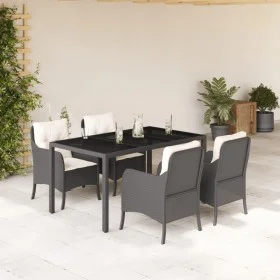 5-piece garden furniture set with black synthetic rattan cushions by , Garden sets - Ref: Foro24-3211844, Price: 523,74 €, Di...