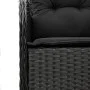 5-piece garden furniture set with black synthetic rattan cushions by , Garden sets - Ref: Foro24-3211850, Price: 554,52 €, Di...