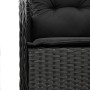 5-teiliges Gartenmöbel-Set mit schwarzen synthetischen Rattankissen von , Gartensets - Ref: Foro24-3211850, Preis: 588,82 €, ...