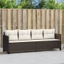 Liege mit braunen synthetischen Rattankissen von , Liegen - Ref: Foro24-368327, Preis: 215,94 €, Rabatt: %