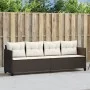 Liege mit braunen synthetischen Rattankissen von , Liegen - Ref: Foro24-368327, Preis: 212,23 €, Rabatt: %