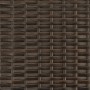 Lounger with brown synthetic rattan cushions by , Loungers - Ref: Foro24-368327, Price: 215,94 €, Discount: %
