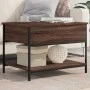 Couchtisch aus eichenbraunem Metallwerkstoff, 70 x 50 x 50 cm von , Couchtisch - Ref: Foro24-845345, Preis: 54,21 €, Rabatt: %