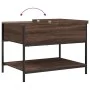 Couchtisch aus eichenbraunem Metallwerkstoff, 70 x 50 x 50 cm von , Couchtisch - Ref: Foro24-845345, Preis: 54,21 €, Rabatt: %