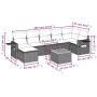 Garden sofa set with beige cushions mix 8 pieces PE rattan by , Garden sets - Ref: Foro24-3257004, Price: 504,91 €, Discount: %