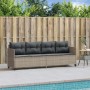 Sonnenliege mit hellgrauen synthetischen Rattankissen von , Liegen - Ref: Foro24-368331, Preis: 216,81 €, Rabatt: %