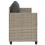 Sonnenliege mit hellgrauen synthetischen Rattankissen von , Liegen - Ref: Foro24-368331, Preis: 216,81 €, Rabatt: %