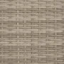 Sun lounger with light gray synthetic rattan cushions by , Loungers - Ref: Foro24-368331, Price: 213,08 €, Discount: %
