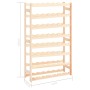 Pine wood wine rack for 56 bottles by vidaXL, Wine racks - Ref: Foro24-286196, Price: 49,26 €, Discount: %