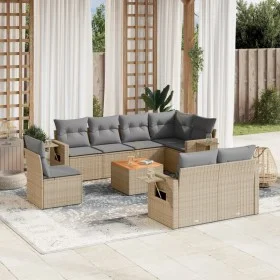9-piece garden sofa set with beige synthetic rattan cushions by , Modular outdoor sofas - Ref: Foro24-3224659, Price: 590,17 ...