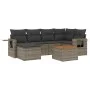 7-piece garden sofa set with gray PE rattan cushions by , Modular outdoor sofas - Ref: Foro24-3224667, Price: 400,93 €, Disco...