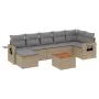Garden sofa set with beige cushions 8 pcs PE rattan by , Modular outdoor sofas - Ref: Foro24-3224673, Price: 476,64 €, Discou...