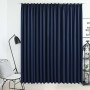 Blackout curtain with hooks blue 290x245 cm by vidaXL, Curtains and curtains - Ref: Foro24-134457, Price: 38,99 €, Discount: %