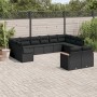 Gartensofa-Set 12-teilig mit schwarzen synthetischen Rattankissen von , Gartensets - Ref: Foro24-3226440, Preis: 738,45 €, Ra...