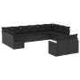 Gartensofa-Set 12-teilig mit schwarzen synthetischen Rattankissen von , Gartensets - Ref: Foro24-3226440, Preis: 738,45 €, Ra...