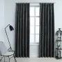 Blackout curtains and hooks 2 pcs anthracite velvet 140x175cm by vidaXL, Curtains and curtains - Ref: Foro24-134500, Price: 4...