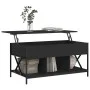 Couchtisch aus Holzwerkstoff und schwarzem Metall, 100 x 50 x 50 cm von , Couchtisch - Ref: Foro24-845366, Preis: 82,45 €, Ra...