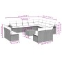 Gartensofa-Set mit Kissen, 13-teilig, beiges synthetisches Rattan von , Gartensets - Ref: Foro24-3257143, Preis: 849,80 €, Ra...