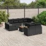 11-piece garden sofa set and black synthetic rattan cushions by , Garden sets - Ref: Foro24-3266255, Price: 625,85 €, Discoun...