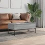 Mesa de centro madera ingeniería metal gris Sonoma 100x50x40 cm de , Mesas de centro - Ref: Foro24-845379, Precio: 78,64 €, D...