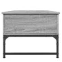Mesa de centro madera ingeniería metal gris Sonoma 100x50x40 cm de , Mesas de centro - Ref: Foro24-845379, Precio: 78,64 €, D...