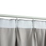 Blackout curtains with hooks 2 units gray 140x245 cm by vidaXL, Curtains and curtains - Ref: Foro24-134469, Price: 48,09 €, D...