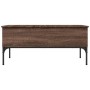 Couchtisch aus braunem Eichenholz-Metallwerkstoff, 100 x 50 x 45 cm von , Couchtisch - Ref: Foro24-845415, Preis: 66,37 €, Ra...