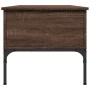 Couchtisch aus braunem Eichenholz-Metallwerkstoff, 100 x 50 x 45 cm von , Couchtisch - Ref: Foro24-845415, Preis: 66,37 €, Ra...