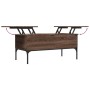 Couchtisch aus braunem Eichenholz-Metallwerkstoff, 100 x 50 x 45 cm von , Couchtisch - Ref: Foro24-845415, Preis: 66,37 €, Ra...