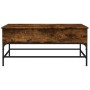 Couchtisch aus Holzwerkstoff, Metall, Raucheiche, 100 x 50 x 45 cm von , Couchtisch - Ref: Foro24-845398, Preis: 71,14 €, Rab...