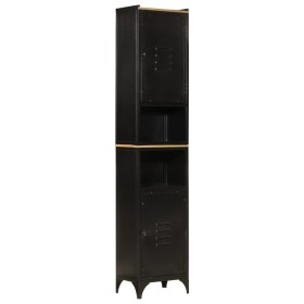 Mueble de baño hierro y madera maciza de mango 40x27x180 cm de , Tocadores de baño - Ref: Foro24-3217108, Precio: 246,78 €, D...