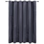 Blackout curtain with metal rings in anthracite velvet 290x245cm by vidaXL, Curtains and curtains - Ref: Foro24-134499, Price...