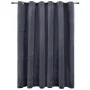 Blackout curtain with metal rings in anthracite velvet 290x245cm by vidaXL, Curtains and curtains - Ref: Foro24-134499, Price...