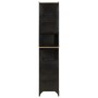 Badezimmerschrank aus Eisen und massivem Mangoholz, 40 x 27 x 180 cm von , Badezimmerwaschtische - Ref: Foro24-3217108, Preis...