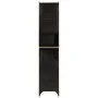Badezimmerschrank aus Eisen und massivem Mangoholz, 40 x 27 x 180 cm von , Badezimmerwaschtische - Ref: Foro24-3217108, Preis...
