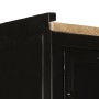 Badezimmerschrank aus Eisen und massivem Mangoholz, 40 x 27 x 180 cm von , Badezimmerwaschtische - Ref: Foro24-3217108, Preis...