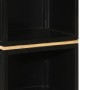 Badezimmerschrank aus Eisen und massivem Mangoholz, 40 x 27 x 180 cm von , Badezimmerwaschtische - Ref: Foro24-3217108, Preis...