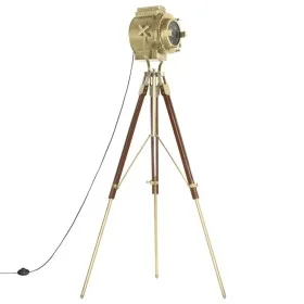 Lámpara de suelo con trípode madera maciza de mango 193 cm de vidaXL, Lámparas - Ref: Foro24-286204, Precio: 206,14 €, Descue...