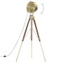 Lámpara de suelo con trípode madera maciza de mango 193 cm de vidaXL, Lámparas - Ref: Foro24-286204, Precio: 209,16 €