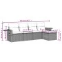 Garden sofa set with cushions 5 pieces gray synthetic rattan by , Garden sets - Ref: Foro24-3220089, Price: 291,63 €, Discoun...