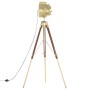 Lámpara de suelo con trípode madera maciza de mango 193 cm de vidaXL, Lámparas - Ref: Foro24-286204, Precio: 209,16 €